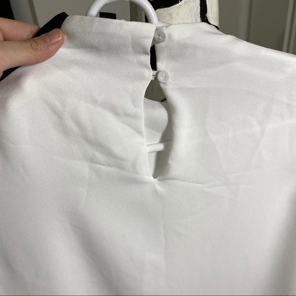BCBGMAXAZRIA white shirt top XS/XXS LIKE NEW - Picture 9 of 11